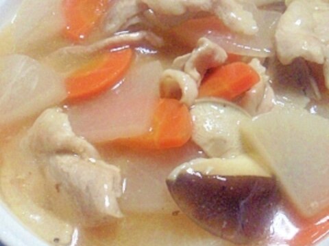 大根と豚肉の中華風スープ煮
